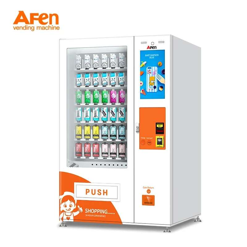 AFEN S770 Máquinas de venda automática inteligentes para garrafas de bebidas com preço competitivo