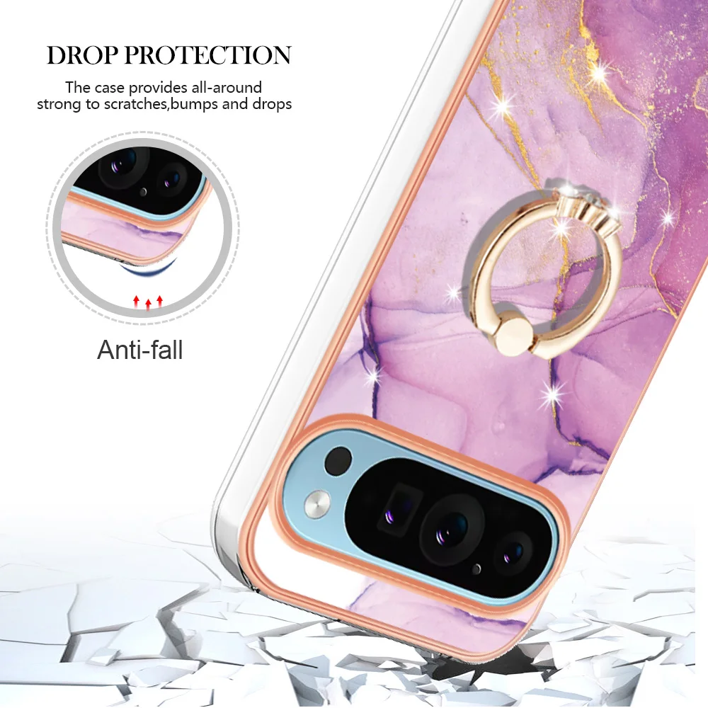 Cases for Google Pixel 9 8 Pro 8A 7A 6A Case Cover coque Phone Covers Sunjolly for Google Pixel 9 Pro Case