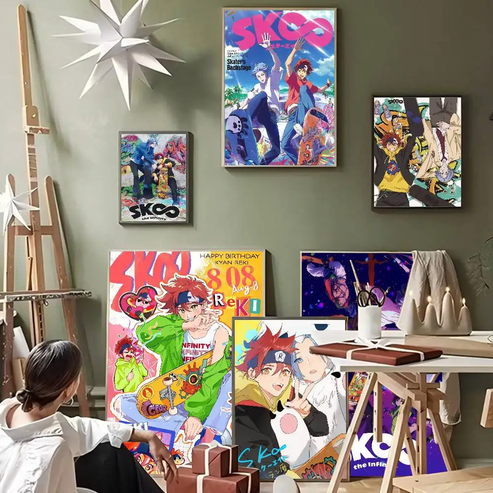 Anime Cool Boy S-Sk8 The Infinity Classic Vintage Posters HD Quality Wall Art Retro Posters for Home Room Wall Decor