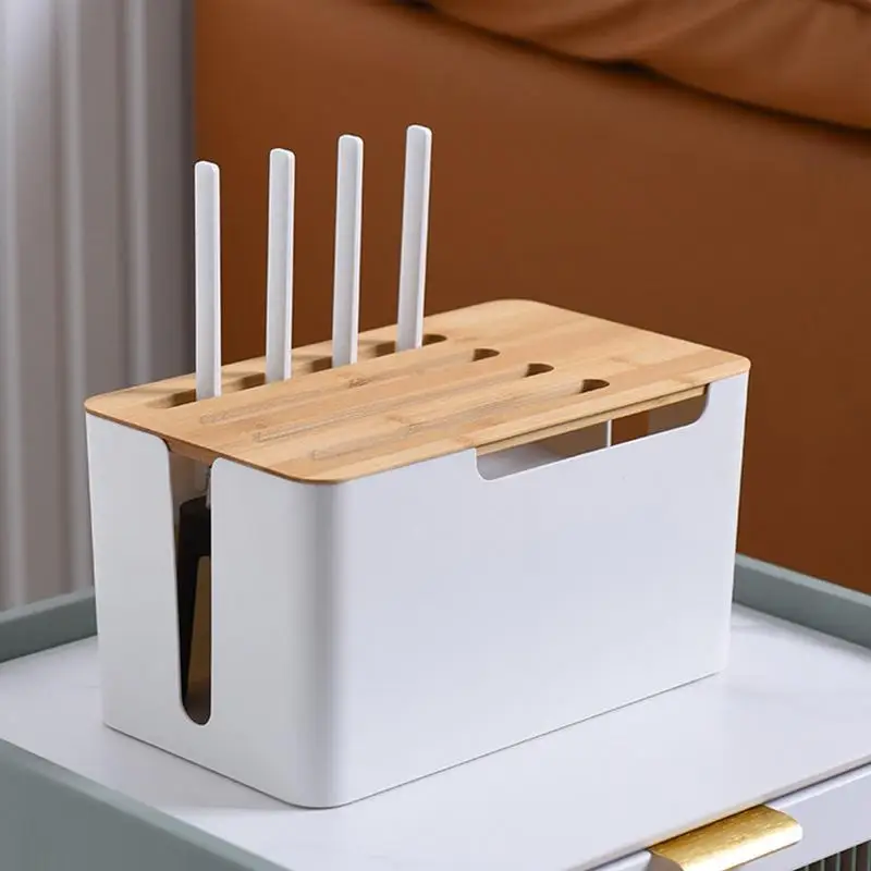 

Router Storage Box Wire Cable Storage Case Organizer Box Socket Plug Wireless WiFi Router Board Bracket For Household Bedroom