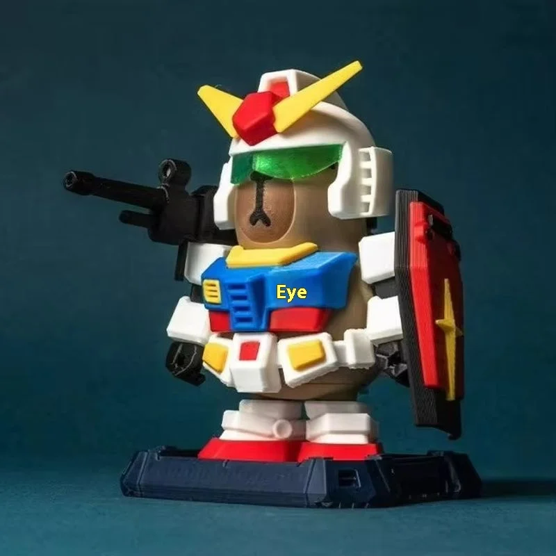 

Креативная новая мультяшная капибара, магнитная броня Mecha, забавная кукла, игра ручной работы вокруг специального украшения, декоративные игрушки, натуральная