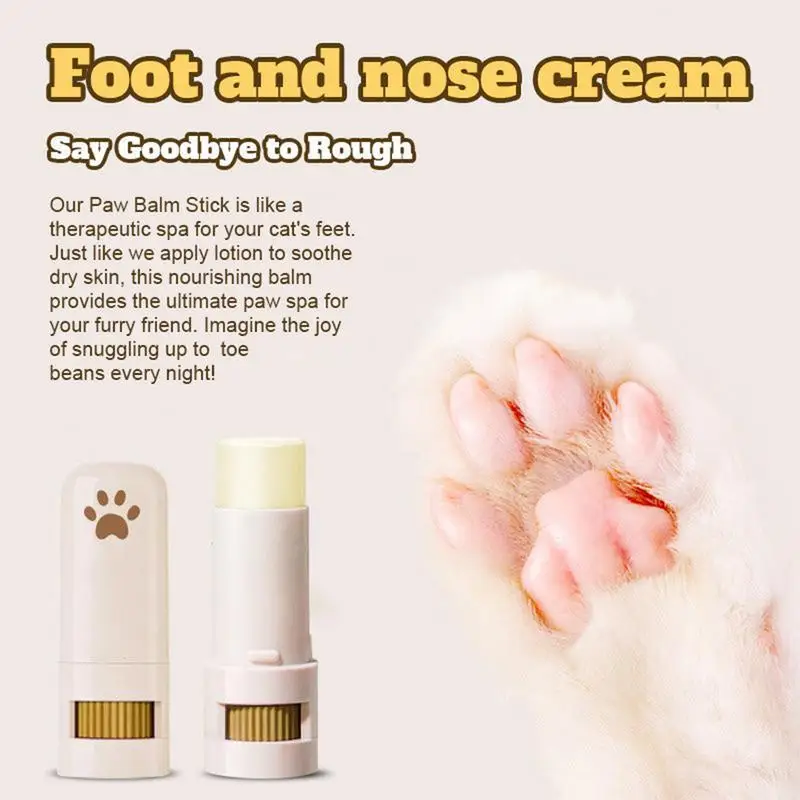 

Dog Foot Balm Pets Paw Soother Safe Dog Paw Balm For Dogs Cats Paw Moisturizer Snout Cream For Dry Cracked Paws Noses