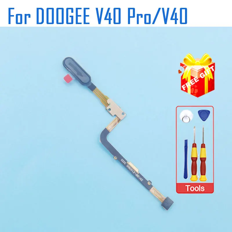 

DOOGEE V40 Pro отпечаток пальца новый оригинальный DOOGEE V40 датчик отпечатков пальцев кнопка кабель гибкий FPC аксессуары для телефона DOOGEE V40 Pro
