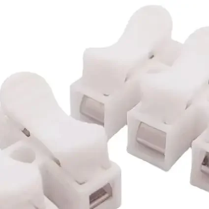 20Pcs No Solding Quick 1P 2P 3P Cable Wire Connector No Screw Terminal Block Spring Clamp