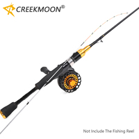 Two Lengths of One Raft Fishing Rod 1m 1.2m Slightly Soft Tip 2 Sections Telescopic Spinning Pole Carp  for Saltwater Freshwater