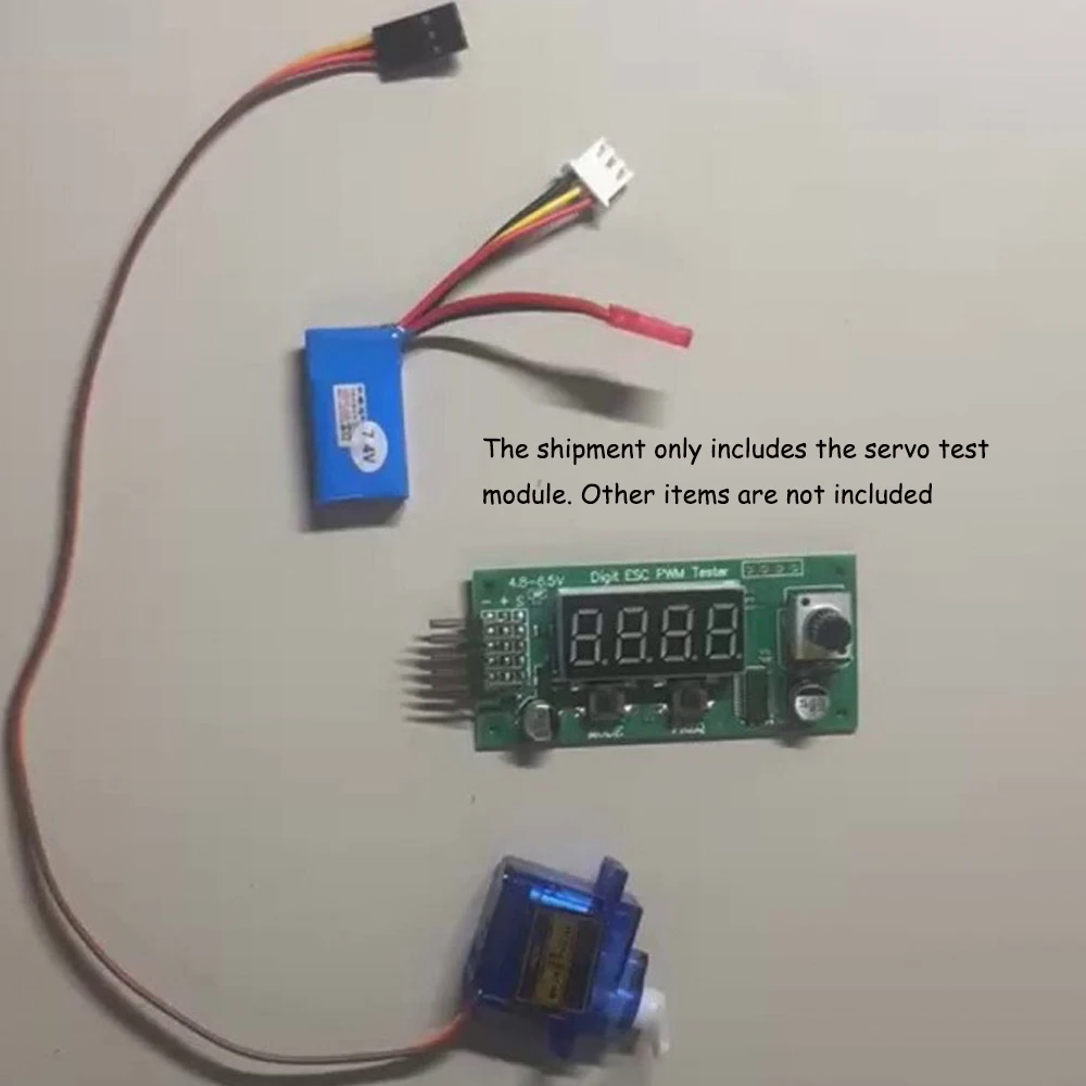 RC Servo Tester With Digital Display Multi-Function ESC Motor Speed Controller 900-2100us 50/125/250Hz For Digital Analog Servo