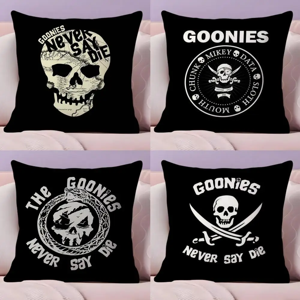 

Чехол для подушки Movie G-Goonies, мягкий коротковорсовый плюш, двусторонняя печать, декор для дома, можно стирать в машине, наволочка, подарок