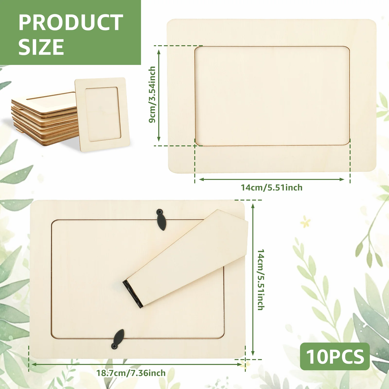 DIY Solid Wood Picture Frames for Crafts and Decoration