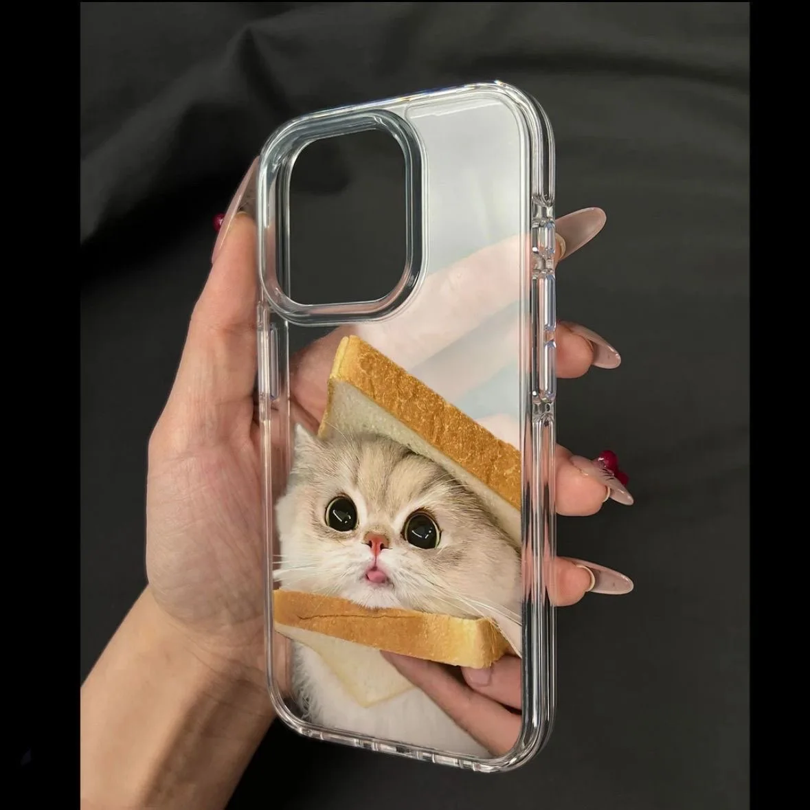 

SEIRASSIM противоударный чехол для телефона с милым котом для iphone 16 pro max 15 plus 14 13 11, задняя крышка для iphone 12 pro xr xs x 7 8 se3 se2