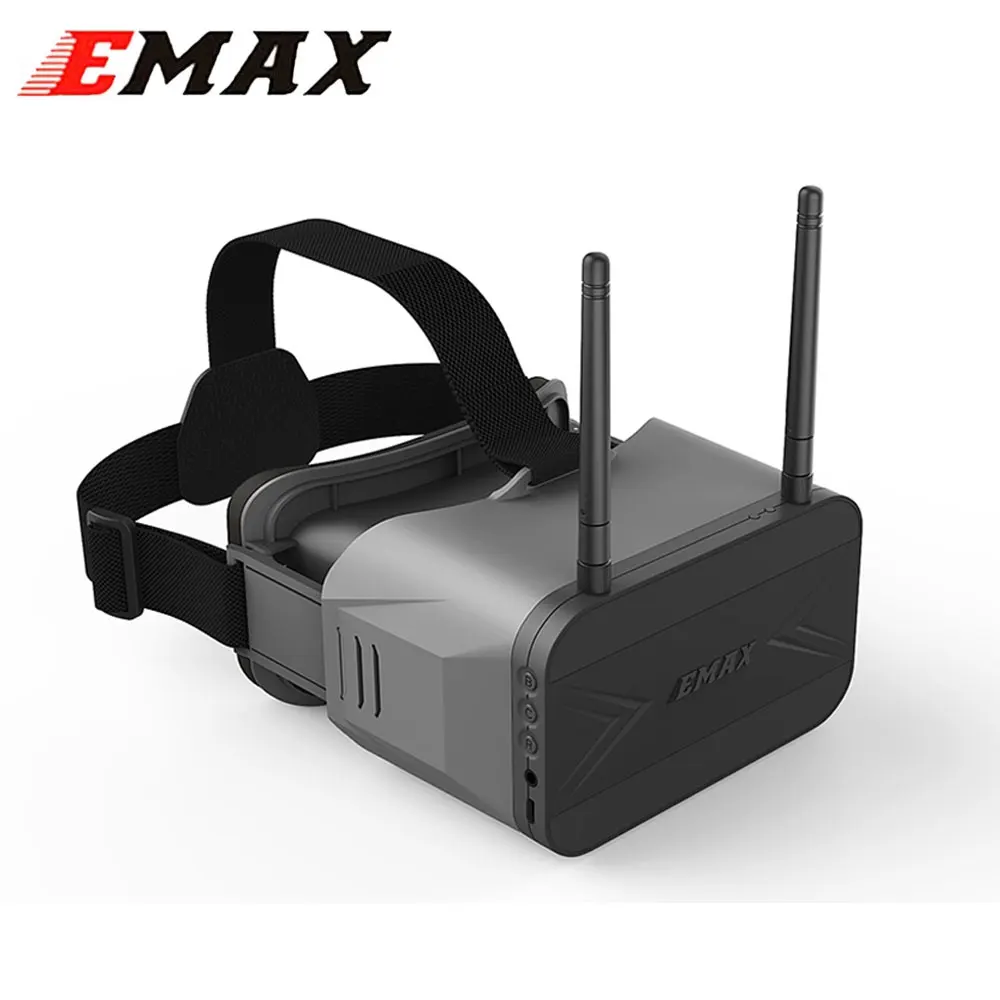 EMAX Transporter 2 Goggles With Dual Antennas 5.8Ghz 4.3 Inches FPV Glasses Tinyhawk Goggle Glasses for RC FPV Racing Drone