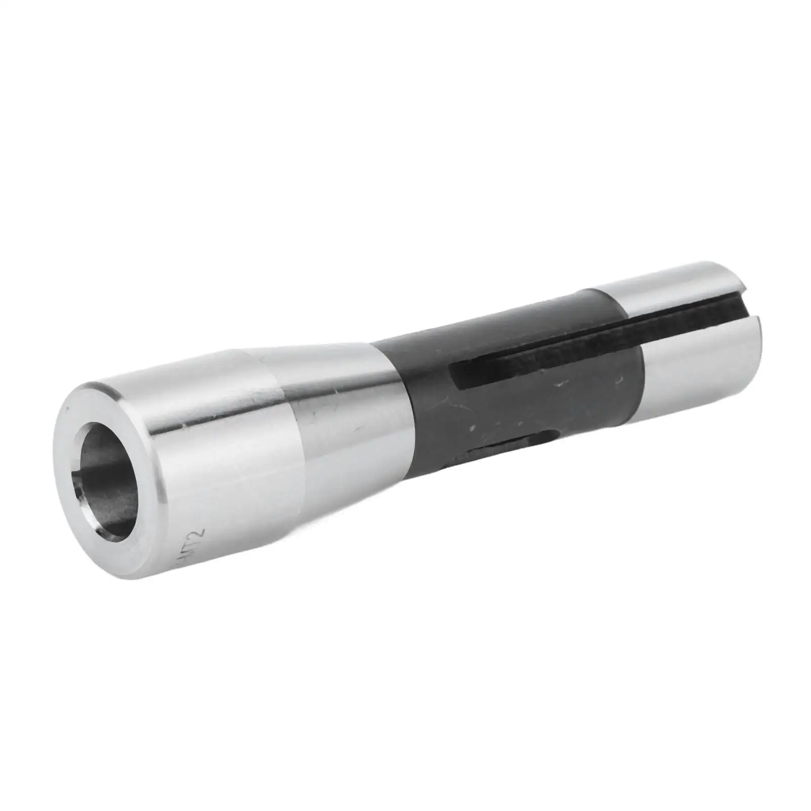 R8 Shank to MT2 Taper Adapter - Alloy Steel Socket for milling Machine, Glossy Finish