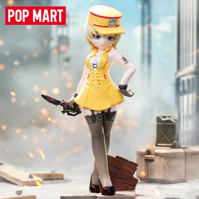 POP MART CROSSFIRE The Spirit Fox Blade Series B Style Spirit Fox Lurker Anime Action Figure Guess Bag Ornament Figurines Home