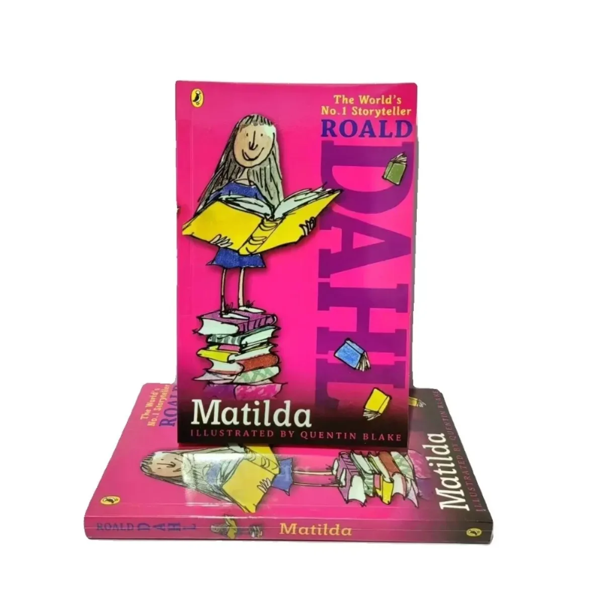 ماتيلدا بقلم رولد دال |   المصور بقصة كوينتين بليك الخيالية للأطفال النسخة الإنجليزية كتاب أدبي مضحك للأطفال