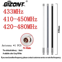 Antena de fibra de vidrio, módulo jammer LORA, radio de datos, 433MHz, 400-420MHz, 410-450MHz, 420-480MHz, 470-510MHz