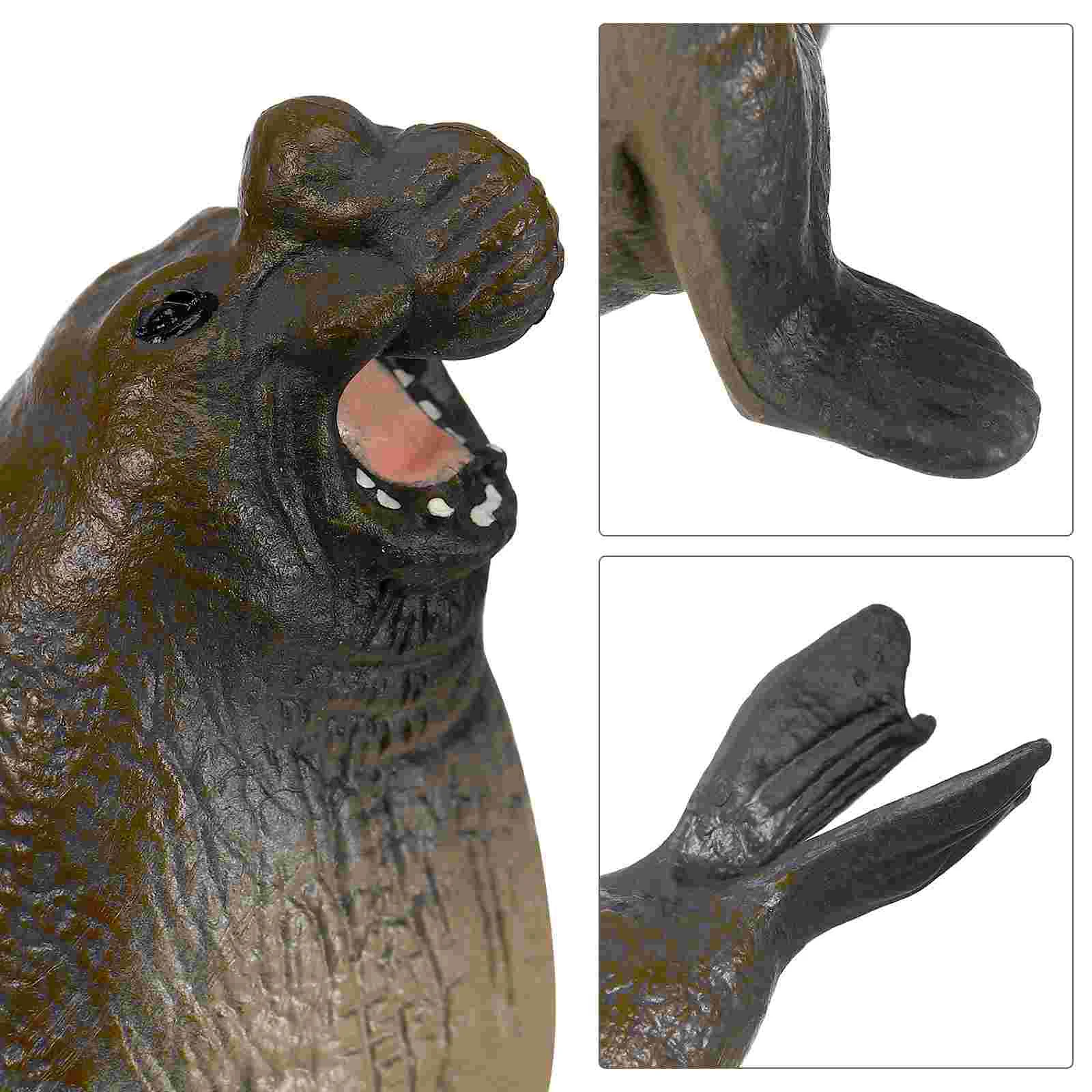 Elephant Seal Ornaments Pretty Animal Toy Educational Toys Simulation Household