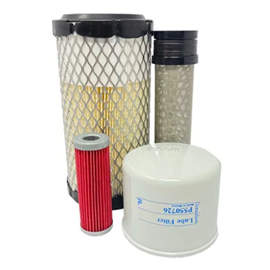 Service Filter Kit Compatible with Kubota K008 and K0083 Excavator Featuring D722 Engine for Enhanced Performance and Reliabili