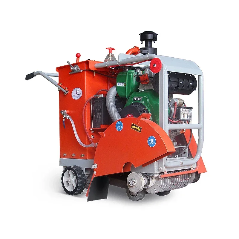 Concrete ground cement asphalt pavement diesel slit automatic road cutting machine
