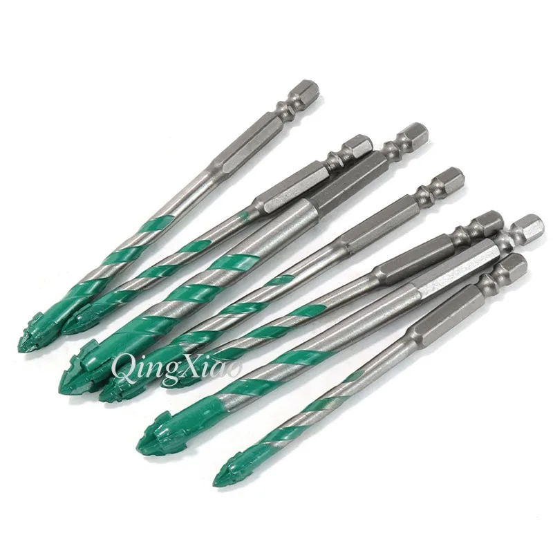 Super Hard 4 Edge Serrated Eccentric Drill Bit Tile Concrete Drilling Special Dry Use Electric Drill Bit Hardness Wear Resistant