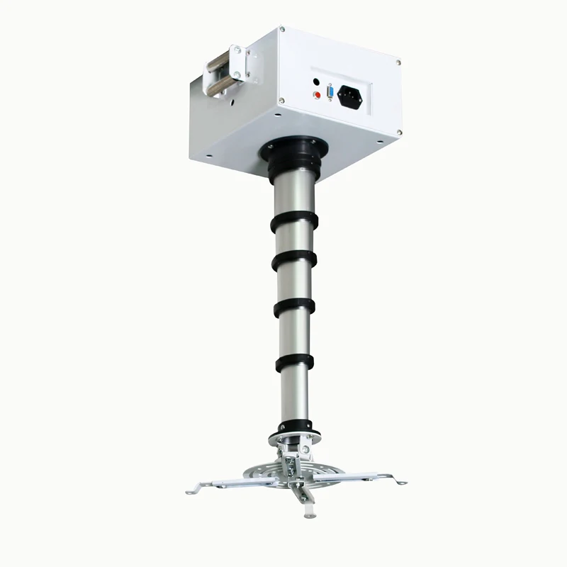Ceiling Recessed Projector Mount Motorized Lift Bracket Remote Control Ceiling Electric Motorized Projector Lift