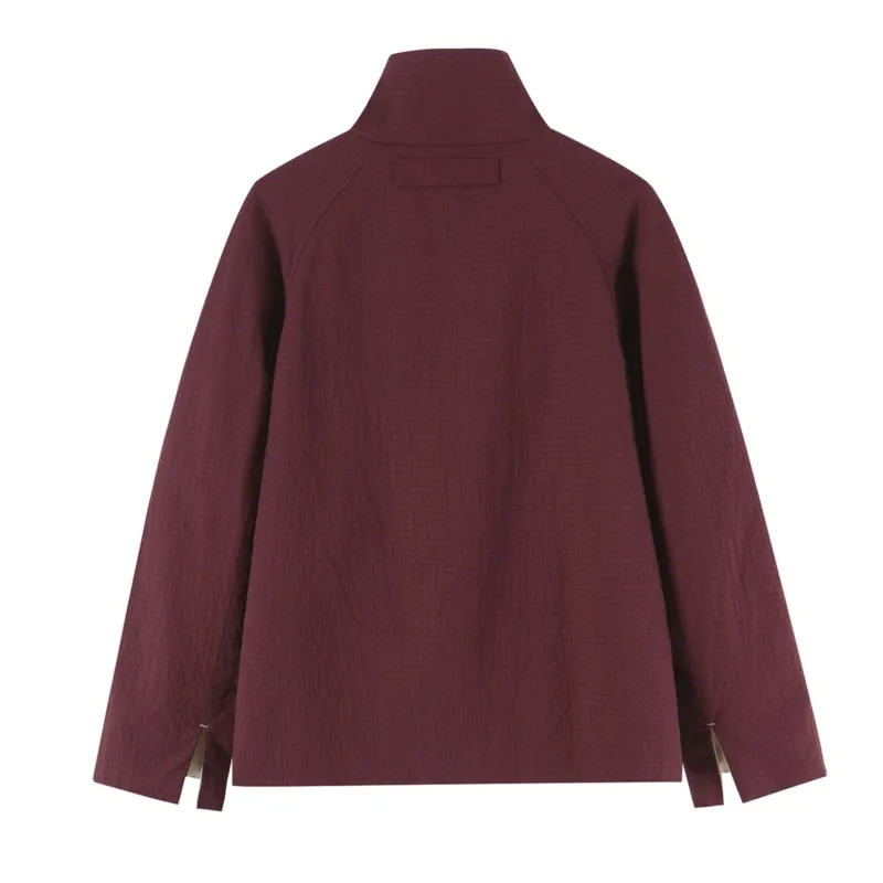 HipSeam Women's Reversible Short Trench Coat New 2026 Autumn High-Neck Double-Breasted Woman Winter Jacket Female Coats