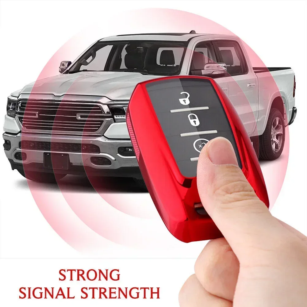 TPU Car Key Fob Cover Shell Case Stylish Perfect-design Car Key Fob Case Cover Housing For Ram 1500 2500 3500 4500 2019-2022