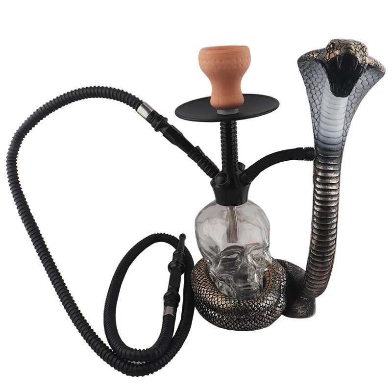 

Factory new Arabian shisha full bar with light hookah, snake pipe pot can be used by many people