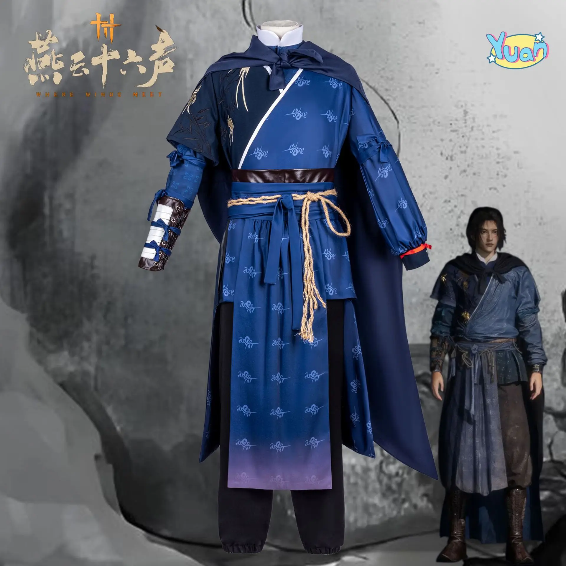 

Swords Of Wuxia Jiang Yan Cosplay Costume Ancient Wuxia Style Game Same-Style Hanfu Set Anime Cosplay Outfit