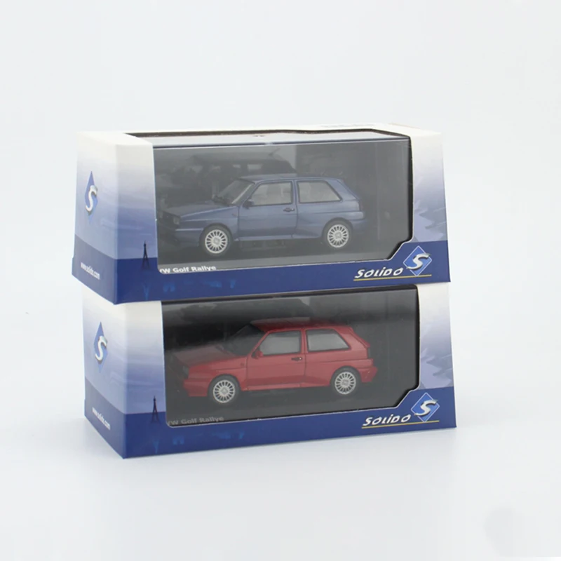 Diecast in scala 1:43 VW GOLF Rallye G60 modello di auto in lega di simulazione display statico giocattolo da collezione regalo decorazione souvenir