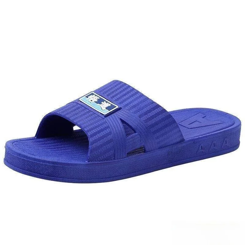 

Unisex Retro Sponge Slippers Anti-Slip Flat Sandals Spring Summer Home Bathroom Floor Lightweight Men Women Slippers