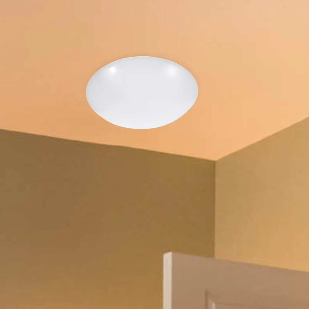 

Ceiling Light Cover Round Plastic Lampshade for Bedroom Kitchen Bath White Flush Mount Office Lighting Tool Parts