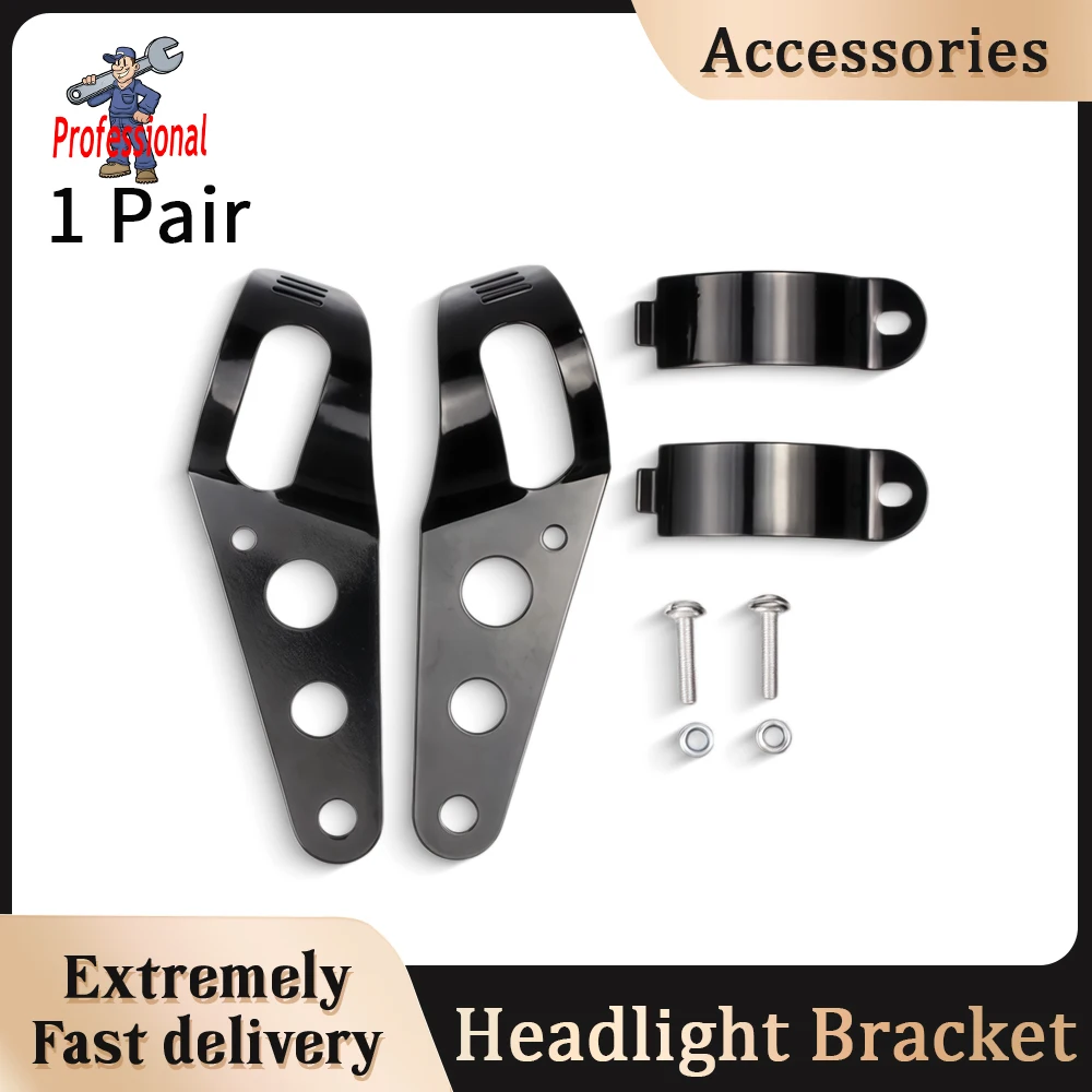 

Motorcycle Modified Front Headlight Bracket Headlight Bracket For Harley Honda Kawasaki Bobber Racer KZ1000 1100 KZ550 KZ650