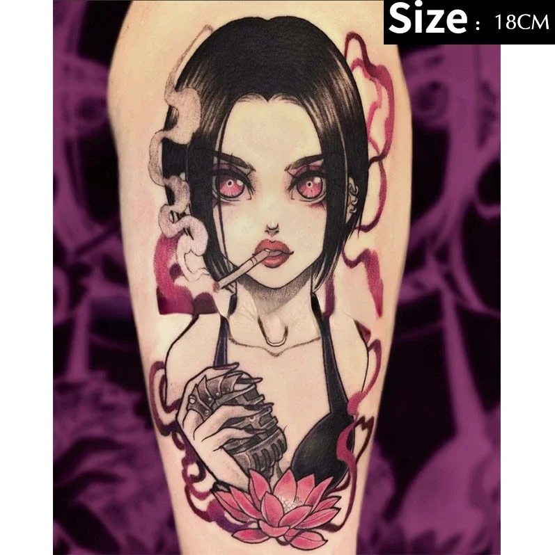

Japan Oosaki NANA Anime Temporary Tattoo Cartoon Cool Girl Waterproof Fake Tatto Body Art Graffiti Tatoo Sticker for Women Man