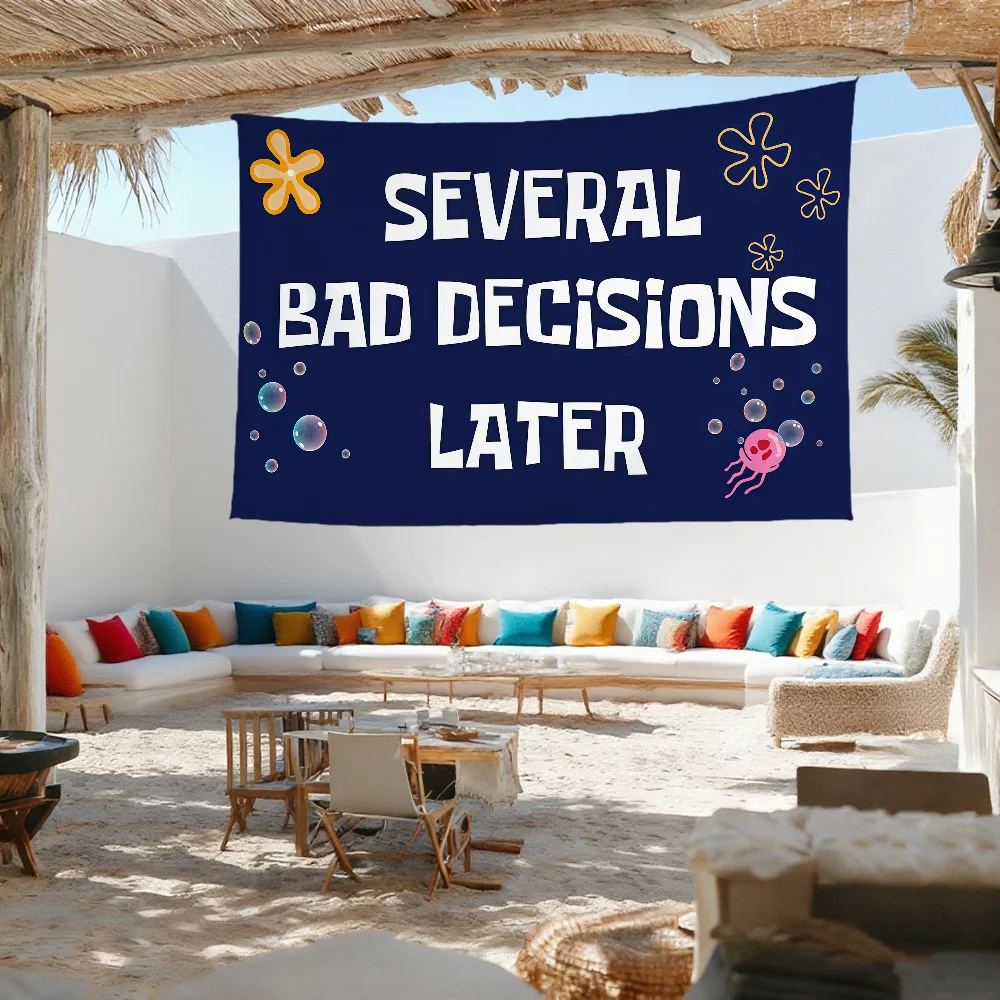 One Mental Breakdown Later flag For Outdoor Camping Bar Picnic Party Home Decoration Ornaments Banner