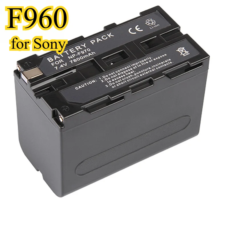 

Compatible F960 Battery for Sony NP-F970 NP-F960 LED Camcorder Camera/fill light external light monitor (7.2V 7800mAh)