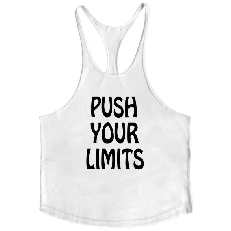 

Мужской жилет-стрингер для тяжелых тренировок — майка для мышц Racerback, стильный дышащий для бодибилдинга, тренажерного зала и интенсивных упражнений