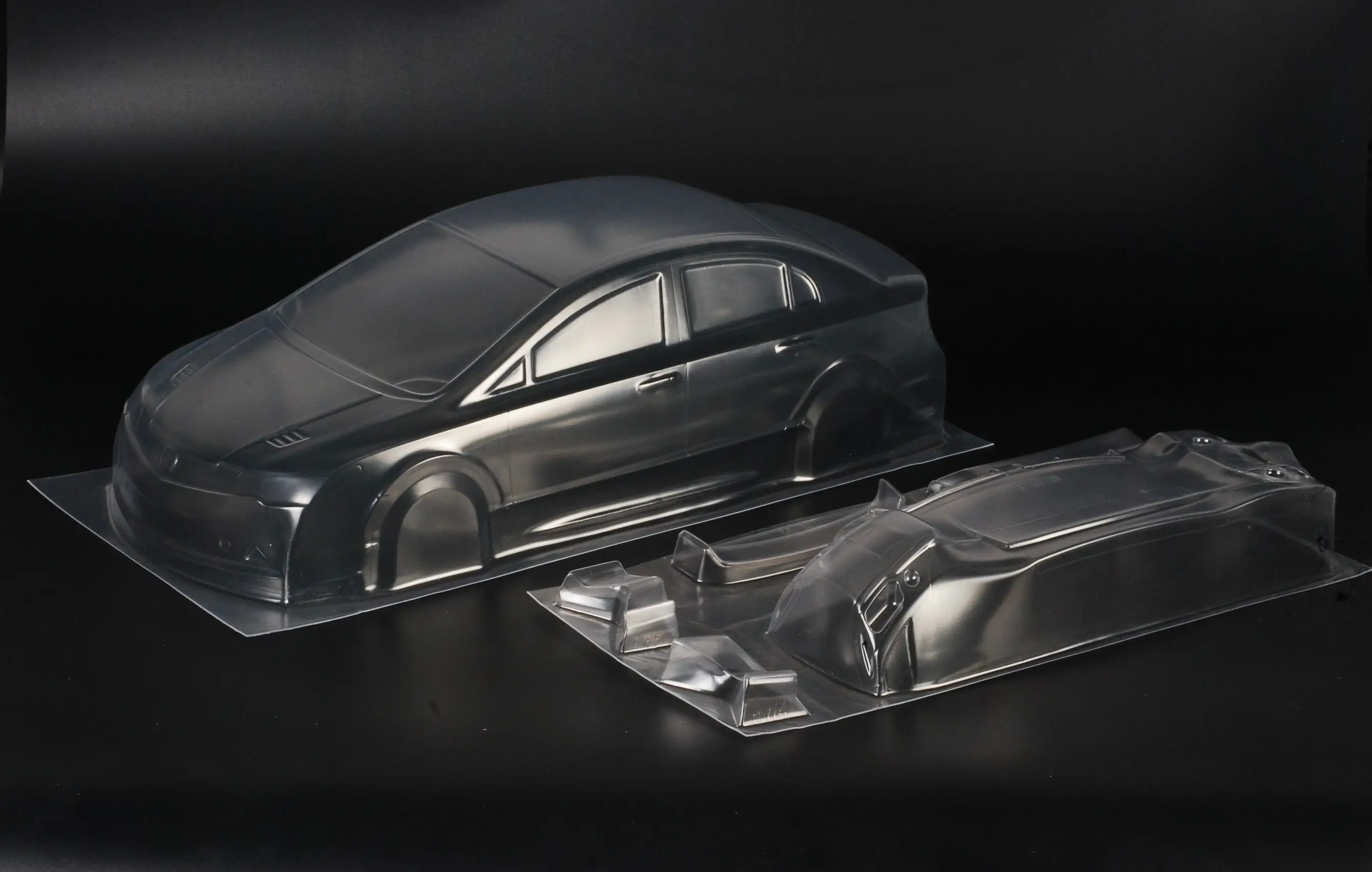 1/10 PC RC shell body Civic FD2 Type R 195mm width 260mm wheelbase Transparent shell body lampshade for 3R mst yokomo hpi hsp