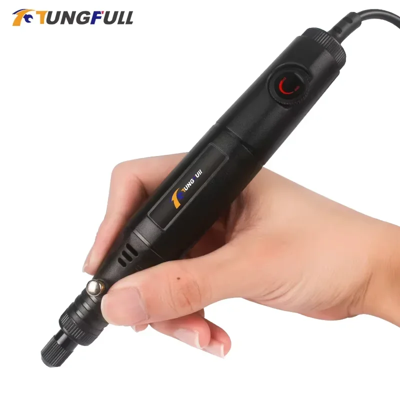 18V Variable Speed Electric Hand Drill Rotary Drilling Tool with Accessories Dremel Mini Hand Drill Compatible Engraving Pen