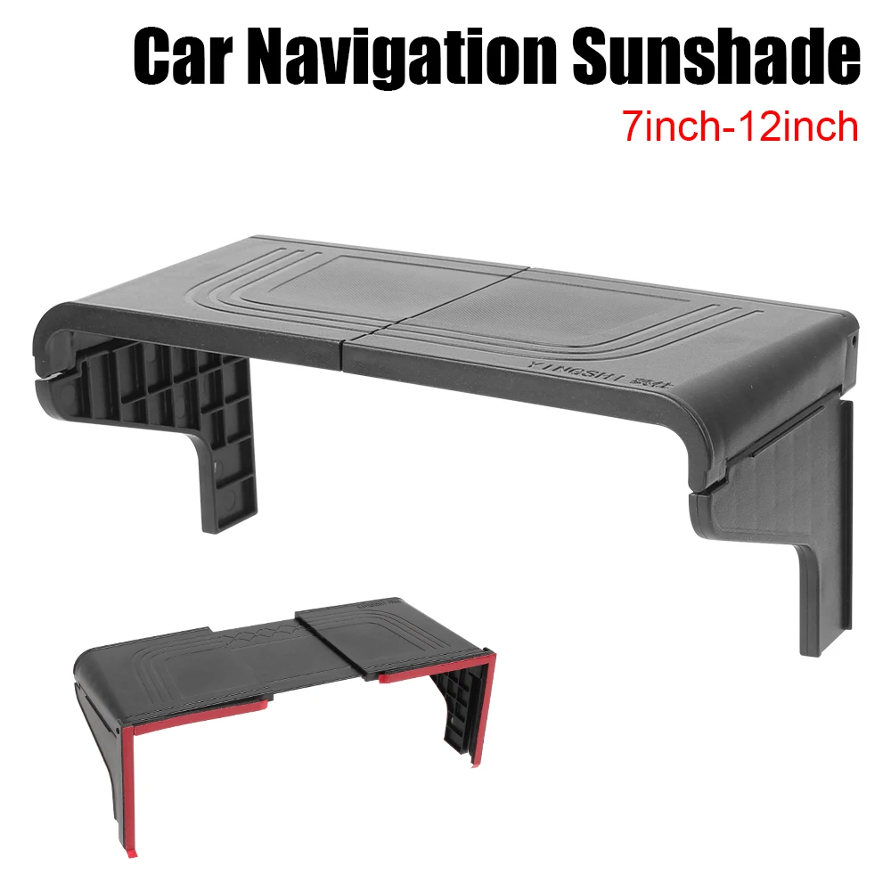 GPS Anti-Glare Shield 7-12 Inch Interior Accessories Display Screen Visor Universal Car GPS Navigation Sun Shade