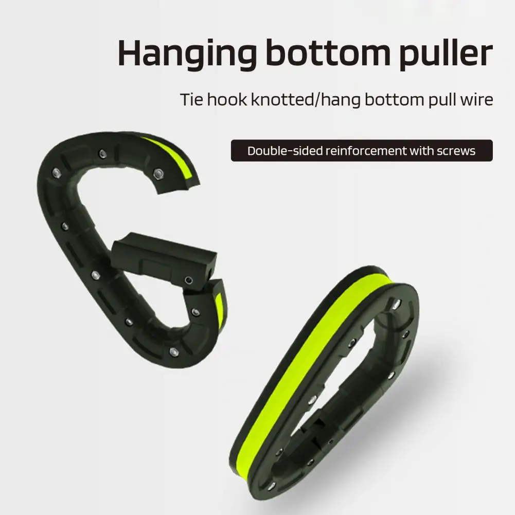 Fishing Line Puller Versatile Fishing Line Knotting Tool Anti-slip D-shaped Carabiner for Outdoor Enthusiasts Gift for Fishing