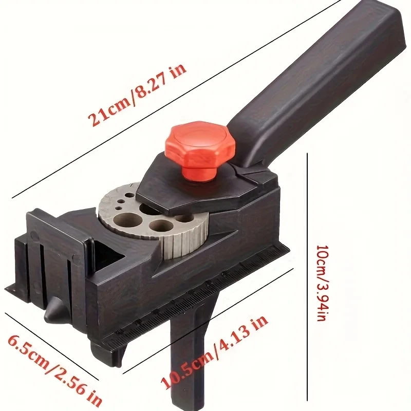 Wood Dowel Straight Hole Drilling Guide Template with Drill Bits  Dowel Pins 3-12mm Adjustable Angle Hole Jig Carpentry Locator