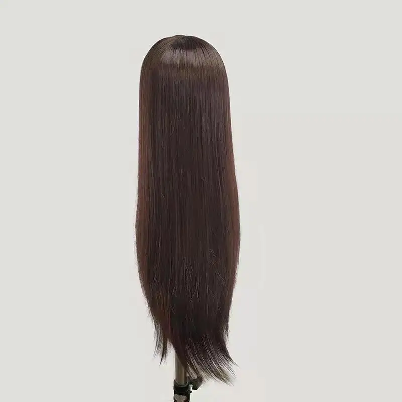 22“inch 2Color Mannequin Doll Head for Hairstyles High Temperature Fiber Hair Training Head For Practice Hairstyles