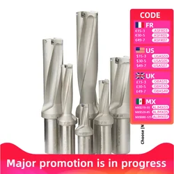 1PC C20-2D10-23SOMT04 C20-3D12-39SOMT04 C25-3D17-54SOMT06  CNC Lathe Tool Indexable U drill For 10pcs SOMT Carbide Insert