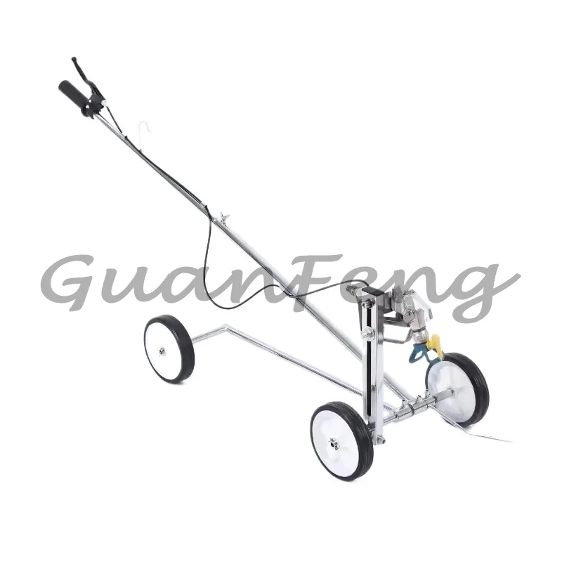 High-Pressure Airless Cold Spray Road Marking Line Striper, Professional Latex Paint Marking Machine with Powerful Spray