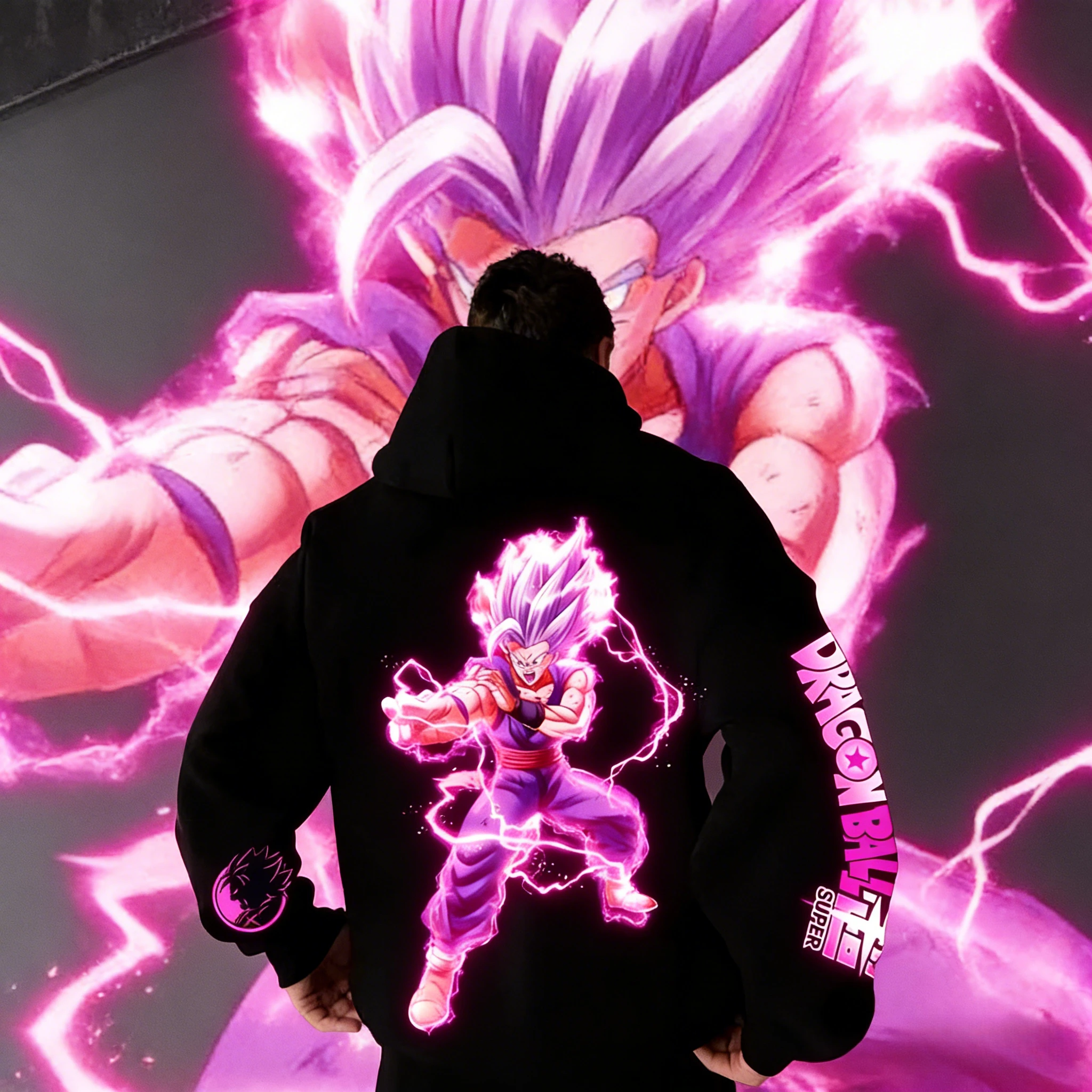 

Худи унисекс оверсайз из хлопка с принтом Dragon Ball Super: Винтажный дизайн с изображением Беста и Гохана для фанатов DBZ. Коллекция Осень-Зима 2026.