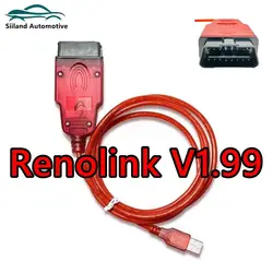 2024 Professional Renolink V1.99 OBD2 Cable for Renault Car Auto Tool ECU Tuning/air-ba9 Reset/ECM UCH Key Programmer Interface