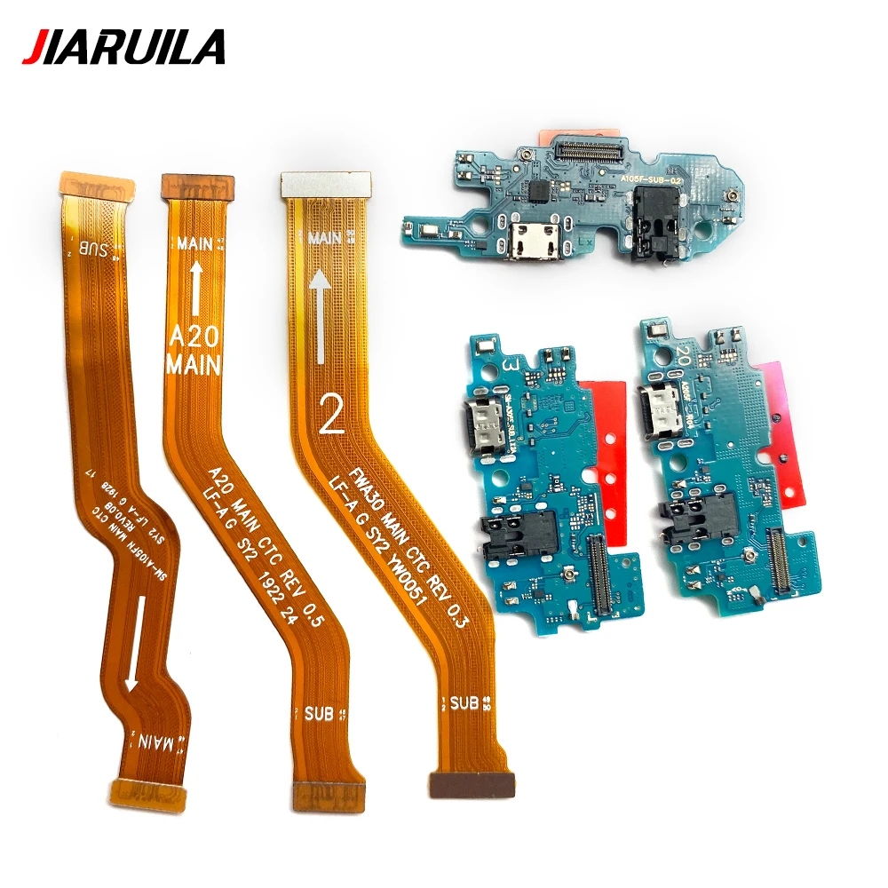 NEW USB Charge Port Charging Socket Connector Board Main FPC Connect Mainboard Flex Cable For Samsung A10 A20 A30 A40 A50