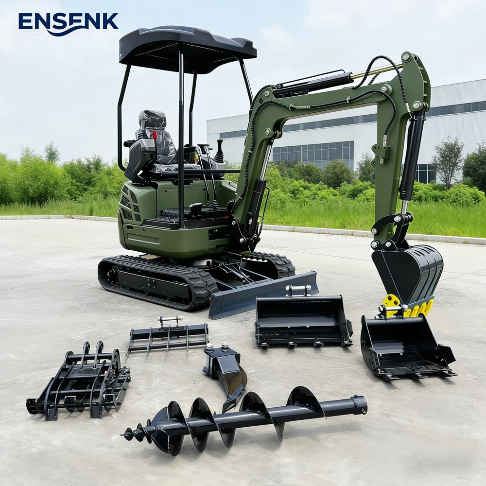 

Мини-экскаватор 1.0 т, 1.5 т, 2.0 т, 1.7 т для строительных работ, многофункциональный, с двигателем Yanmar, сертификаты CE, EPA, быстрая доставка