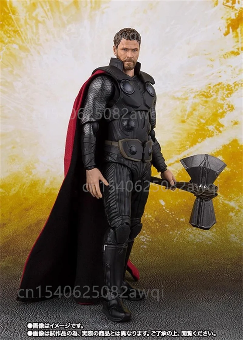 Marvel vengadores Thor figura juguetes películas serie Thor personaje escala modelo vengadores Infinity War adorno de escritorio figura de acción