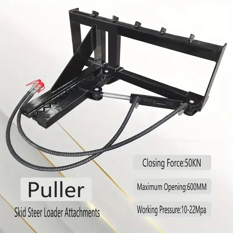 مرفق سحب عمود الأشجار شديد التحمل، بناء معدني قوي مع نظام هيدروليكي قابل للتعديل يستخراج وتسحب الأشجار بشكل فعال