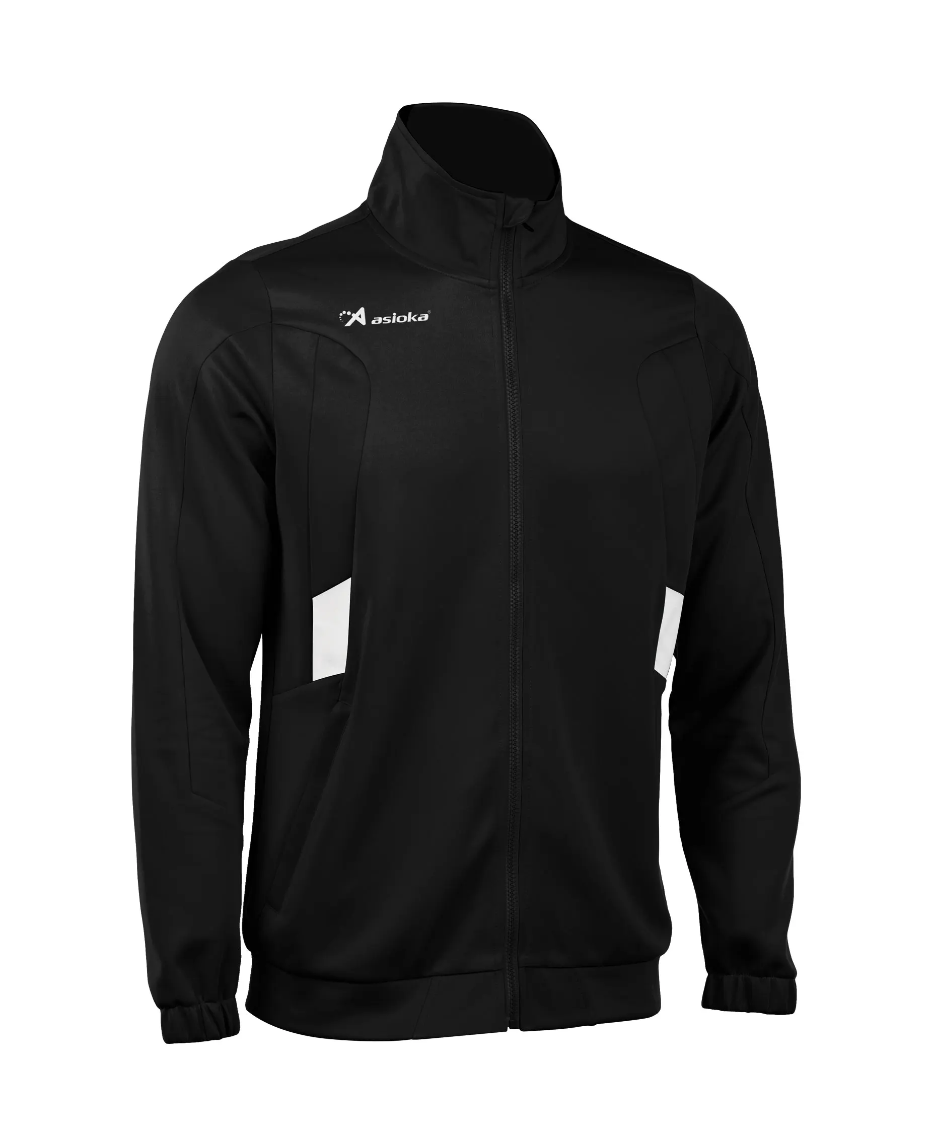 

Aisoka Solid Color New Zipper Jacket Suit Men Outdoor Moisture Absorption And Rapid Sweat Wicking Cycling Fishing Climbing Jacke